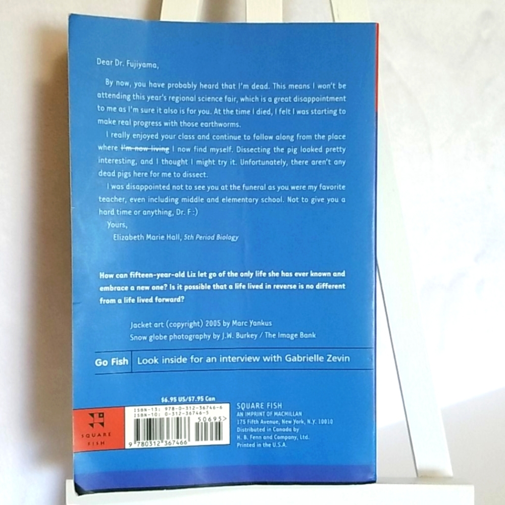Book:Elsewhere  by Gabrielle Zevin - Picture 2 of 5